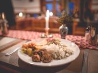Enjoy delicious, hearty meals prepared by our cooks |  <i>Tim Charody</i>